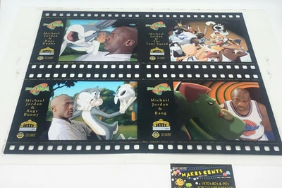1996 Upper Deck Space Jam Michael Jordan Cel RARE! -  Print Production Cel 21x16 - Image 1 of 3