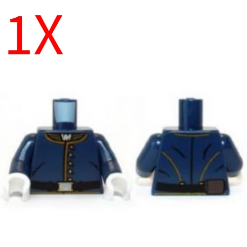 Lego 973pb1431c01 Torso El Llanero Solitario Uniforme de Caballería Azul Oscuro Set 79106 Foto 1 de 1