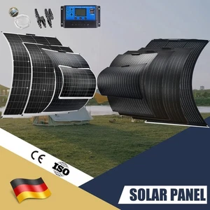200W 400W Flexibel Solarpanel Solarmodule Monokristallin Für Wohnmobil Camping - Bild 1 von 5
