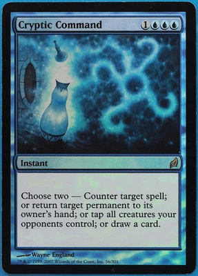 Cryptic Command FOIL Lorwyn HEAVILY PLD Blue Rare MTG CARD (ID# 498675) ABUGames - Image 1 of 2