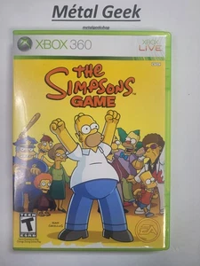 The Simpsons Game Xbox 360 CIB EN Tested Free Shipping in Canada !! - Picture 1 of 6