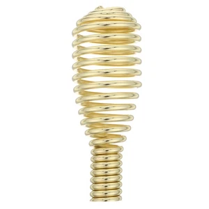  Mango de estufa de leña: mango de resorte de acero inoxidable para horno quemador de pellets - Imagen 1 de 12