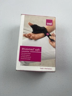 Soporte pulgar suave rizomed medi, negro, talla II circ 18-23 cm Foto 1 de 4