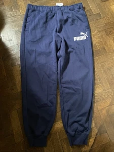 Pantalones de chándal PUMA azules talla 2XL para hombre ropa deportiva gimnasio correr informales al aire libre - Imagen 1 de 7