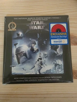 Star Wars The Empire Strikes Back Imperial March Walmart Exclusive Red Vinyl 7 Foto 1 de 2
