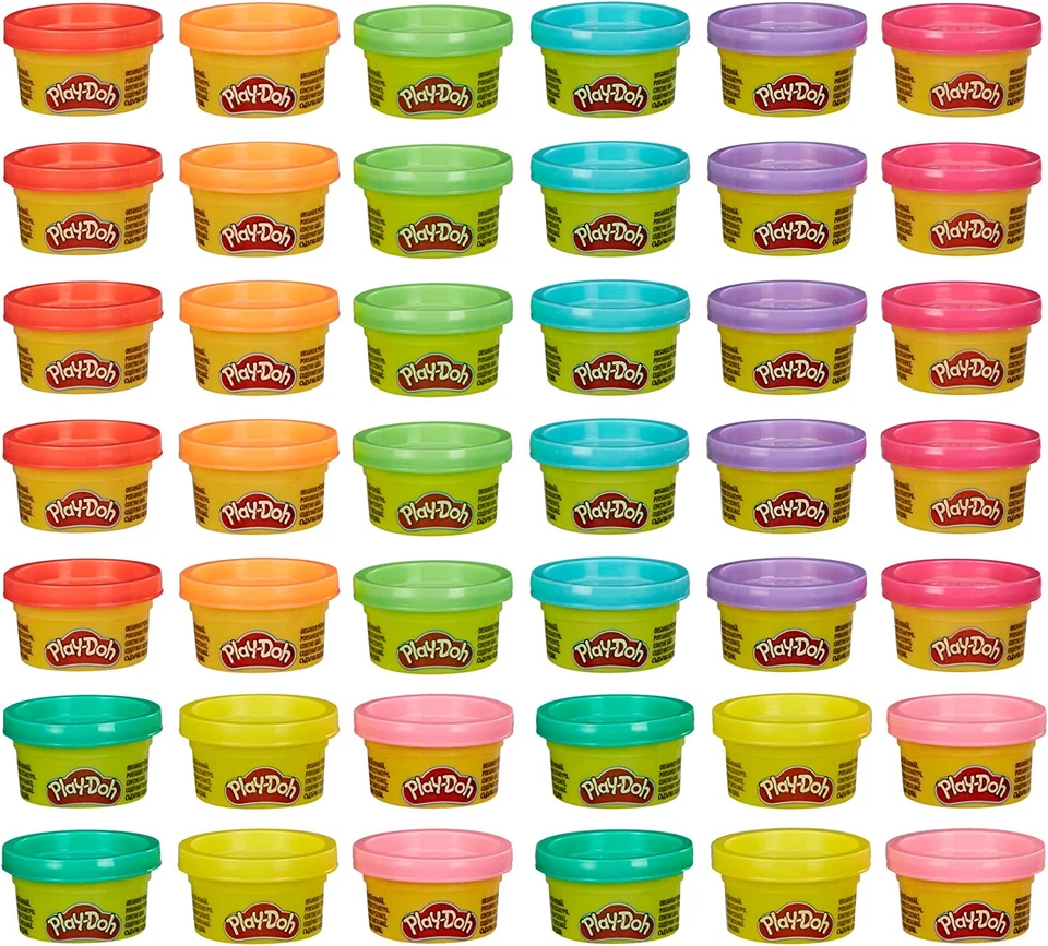 Play Doh Bulk Handout 42-Pack of 1-Ounce Modeling Compound Cans, Back to School  - Изображение 1 из 4