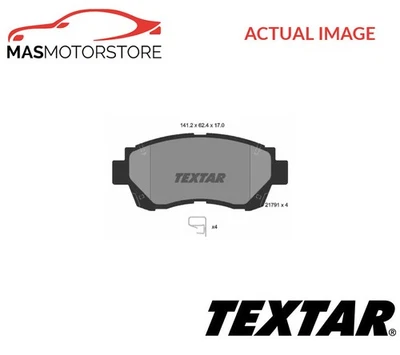 BRAKE PADS SET BRAKING PAD FRONT TEXTAR 2179101 FOR HOLDEN APOLLO 3.0 I 3L 136KW - Image 1 of 4