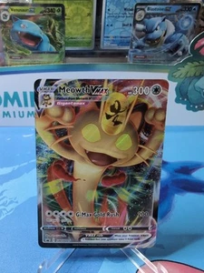 Meowth VMAX   SWSH005  Pokemon Promo Sword & Shield Ultra Rare Holo Card NM - Picture 1 of 2