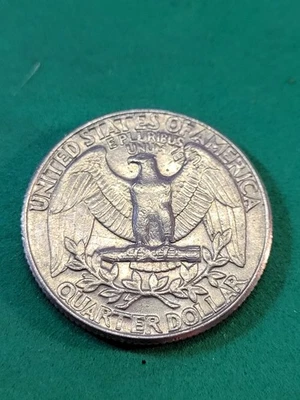 ERROR 1989 P WASHINGTON QUARTER MAJOR DOUBLE DIE ERROR IN WING - Image 1 of 4