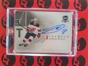 2021-22 Dawson Mercer The Cup The Show Rookie Auto RC #SW-39 New Jersey Devils  - Picture 1 of 2