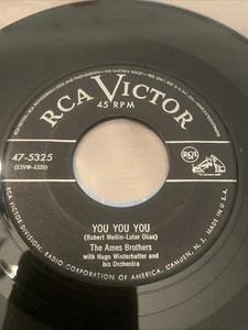 The Ames Brothers - ONCE UPON A TUNE / YOU YOU YOU Vinyl Single 7inch ( RCA VIC) - Bild 1 von 4