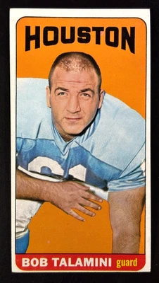 De colección 1965 Topps Bob Talamini #85 Tall Boy Houston Oilers EX/NM Foto 1 de 2