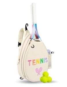 NZNDB Tennistaschen für Damen Mädchen Tennis Sling Crossbody Rucksack Wasserabweisend... - Bild 1 von 7