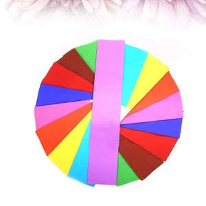 10 Sheets Kids DIY Crepe Paper Colorful Crepe Paper Sheets Handcrafts Material - Picture 1 of 11