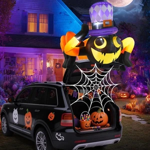 Kit de decoración de coche baúl o golosina de Halloween, araña inflable de 6 pies al aire libre... - Imagen 1 de 8