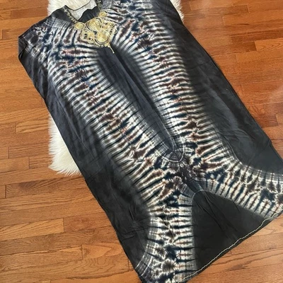 African Kitenge Dress Women's Ethnic Patterned Dress XL-2XL Sleeveless Maxi Plus - Image 1 of 4