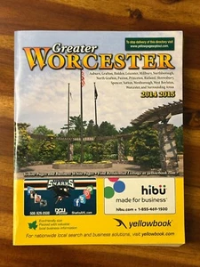 YellowBook Yellow Pages Greater Worcester Phone Directory Book 2014 2015 Adverts - Picture 1 of 7