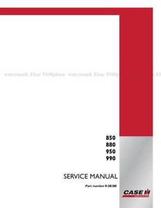 CASE 850 880 950 990 David Brown Implematic Selectamatic Tractor Service Manual