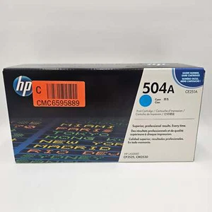 New HP 504A Cyan Toner Cartridge - Picture 1 of 3