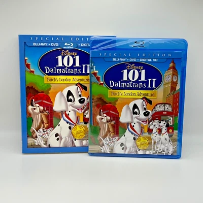 101 DALMATIANS II PATCH'S LONDON ADVENTURE BLU-RAY + DVD + DIGITAL HD SEALED NEW - Image 1 of 3
