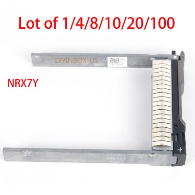 Lot of Dell NRX7Y 2.5" HDD Tray Caddy PowerEdge M420 M620 M820 VRTX V81C6 Server - Image 1 of 4