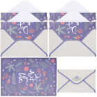 5 Sets Flower Stationery Paper Envelopes Beautiful Floral Vacations