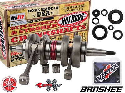 Yamaha Banshee 115mm Long Rod Stroker Crank +4mm 4 mil 4mm Main Bearings & Seals - Image 1 of 4