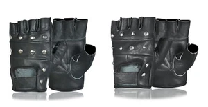 New Leather Weight lifting Gym Gloves Training Fitness Bodybuilding Exercise - Picture 1 of 4