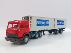 1:87 Wiking Iveco autoarticolato congelatore pesce contenitore #A453 - Foto 1 di 6