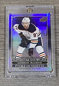 Connor McDavid RARE RAINBOW REFRACTOR INVESTMENT CARD SSP UPPER DECK OILERS