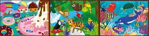 NEW TSK Giftware Jigsaw Puzzle Candyland Jungle Sea 30 Piece Kids Childrens Toy - Picture 1 of 4