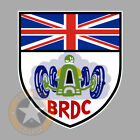 BRDC BRITISH RACING 10cm AUTOCOLLANT STICKER BA074