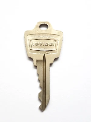 Vtg Original CRAFTSMAN Key 93963 For Old PADLOCK Tool Box Storage 2 1/4" Long - Image 1 of 4