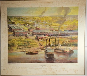 New Orleans Louisiana Artist Robert M. Rucker Signed Proof Catfish Town Epreuvre - Picture 1 of 14