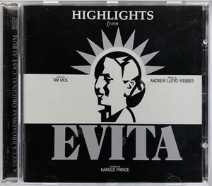 Highlights From Evita - Premiere American Recording [CD 2002 Decca Broadway] EE. UU. - Imagen 1 de 5