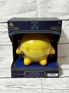 Disney Wish Movie Light Up Star Toy Yellow Animation Night Expression Gift - Picture 1 of 6