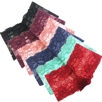 4 Or 6 Pcs Lot Sexy Womens Underwear Lace Boyshorts Boxer Hipster Panties,S-3XL - Image 1 of 4