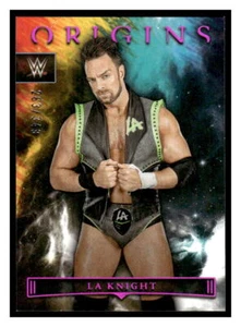 2023 Panini Chronicles WWE #132 LA Knight Pink #/349 - Picture 1 of 2