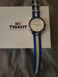 Tissot GS Warriors  chrono watch.  box. manuel. t-shirt. Dubs BB  cards - Picture 1 of 5