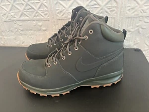 NEW Nike Manoa Leather Boot Sequoia Cargo Olive Khaki 454350-300 Men's SIZE 15 - Picture 1 of 5