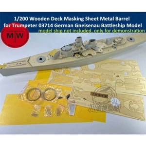 CY20015 1/200 Upgrade Set for Trumpeter 03714 German Gneisenau Battleship Model - Picture 1 of 7
