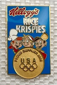Spilla cereali Salt Lake City 2002 Olimpiadi Giochi invernali Kellogg's Rice Krispies - Foto 1 di 5