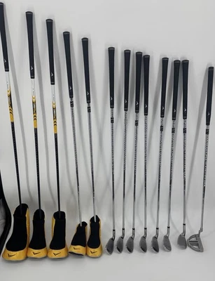 Acuity Turbo Max 13 Club Set Right Hand Clubs With Covers Golf Sports EUC - Image 1 of 4