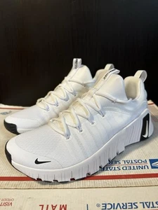 Nike Free Metcon 6 ‘White Black’ FJ7127 101 Size 9.5 - Picture 1 of 7
