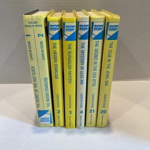 Lot Of 6 Nancy Drew Flashlight Series Hardcover Books - Picture 1 of 11