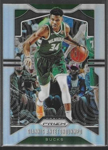 Tarjeta de baloncesto 2019-20 Prizm Silver Holo #152 Bucks Giannis Antetokounmpo - Imagen 1 de 2