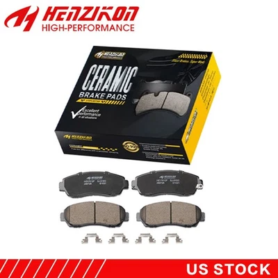 Pastilla de freno delantera cerámica con clips para 2019 2020 2021 2022 2023 Honda Passport 3,5 L Foto 1 de 4