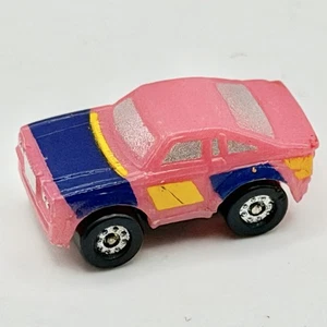 Micro Machines Vintage Dodge Charger Funny Car Pink Blue Galoob - Afbeelding 1 van 6