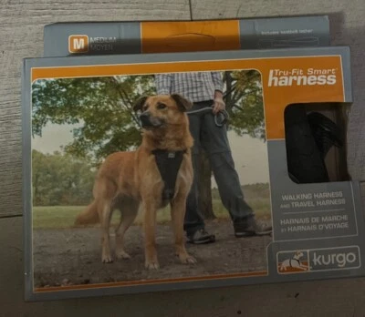Arnés inteligente Kurgo Tru-Fit arnés automático y para caminar mediano perros 25-50 libras NUEVO Foto 1 de 2