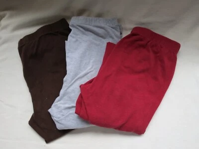 Lote Leggings Junior Talla Pequeña/Marrón, Gris, Óxido/Rue 21 y Gloria Desteñida Foto 1 de 4